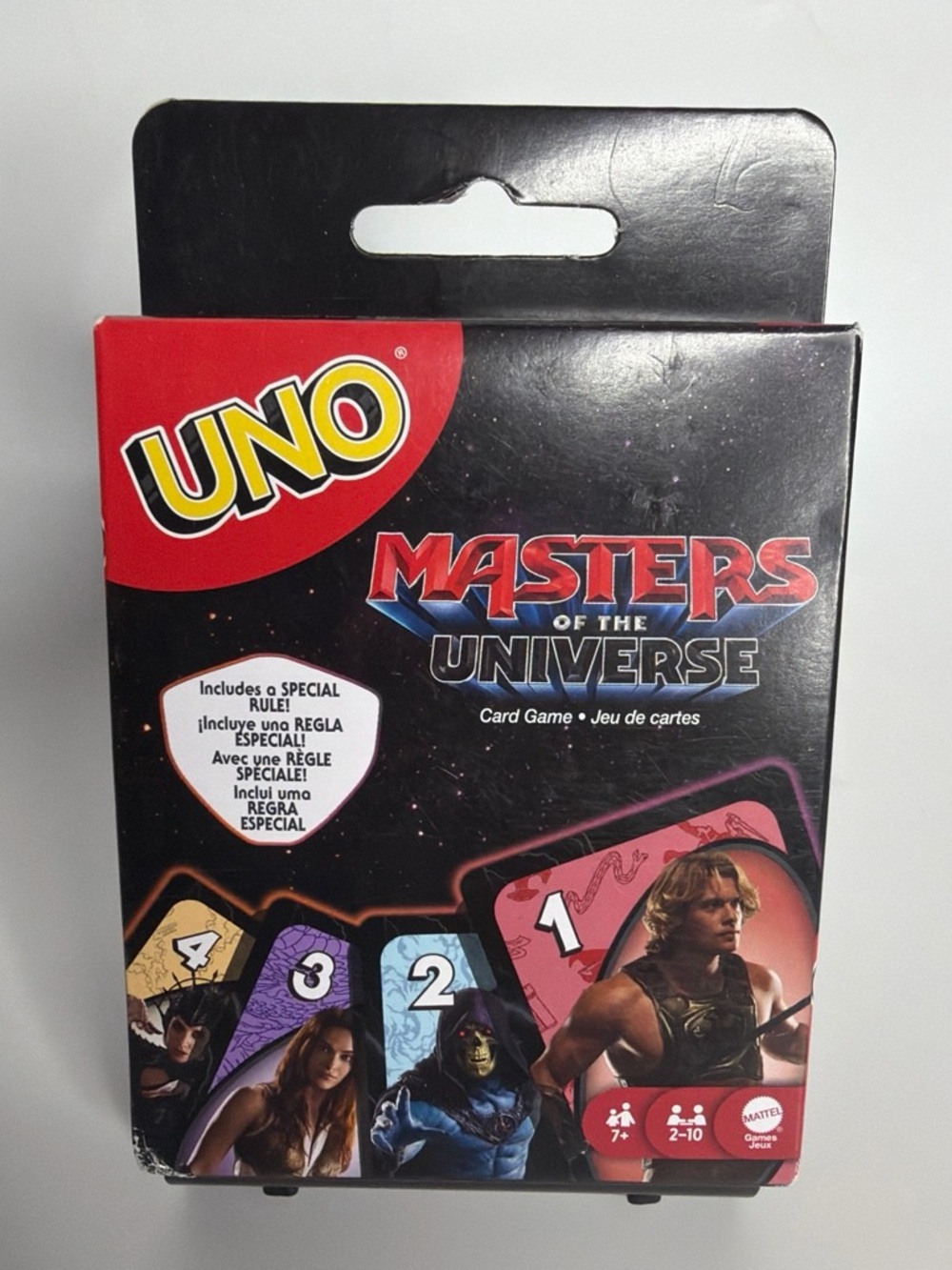 UNO Masters of the Universe Movie Card Game New Sealed